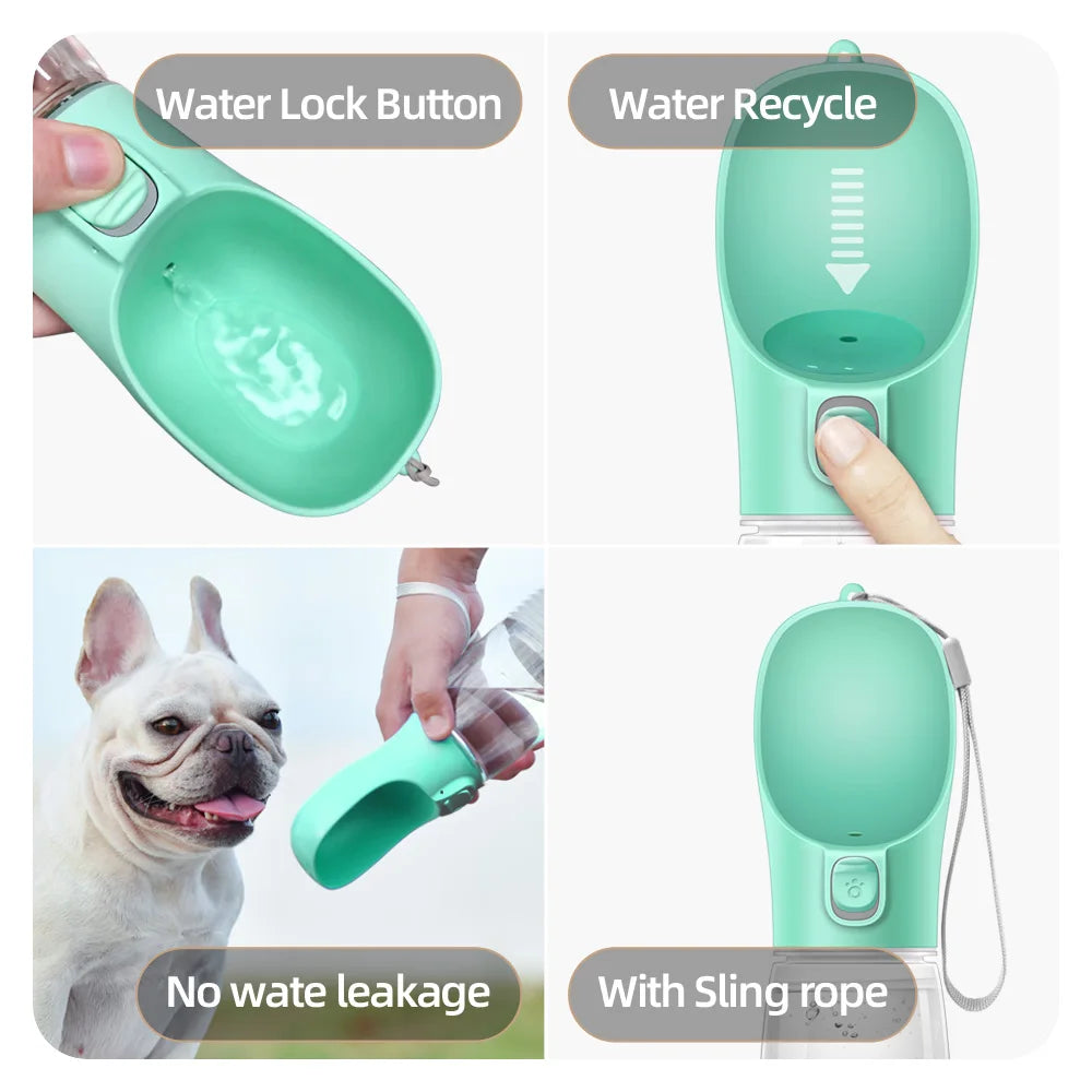 Bouteille d'eau portable pour chiens - AquaWaf