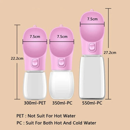 Bouteille d'eau portable pour chiens - AquaWaf